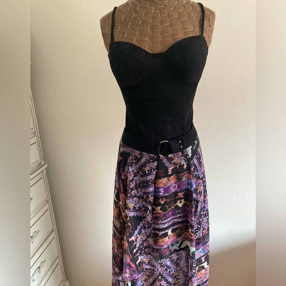 Guess Maxi Skirt & Bustier Outfit Size XS